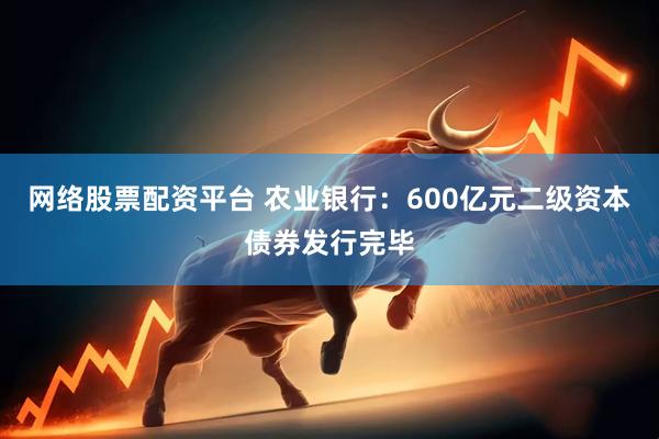 网络股票配资平台 农业银行：600亿元二级资本债券发行完毕